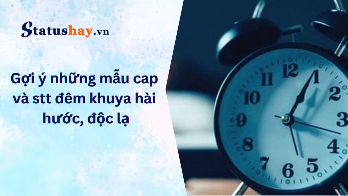 Stt đêm khuya hài hước
