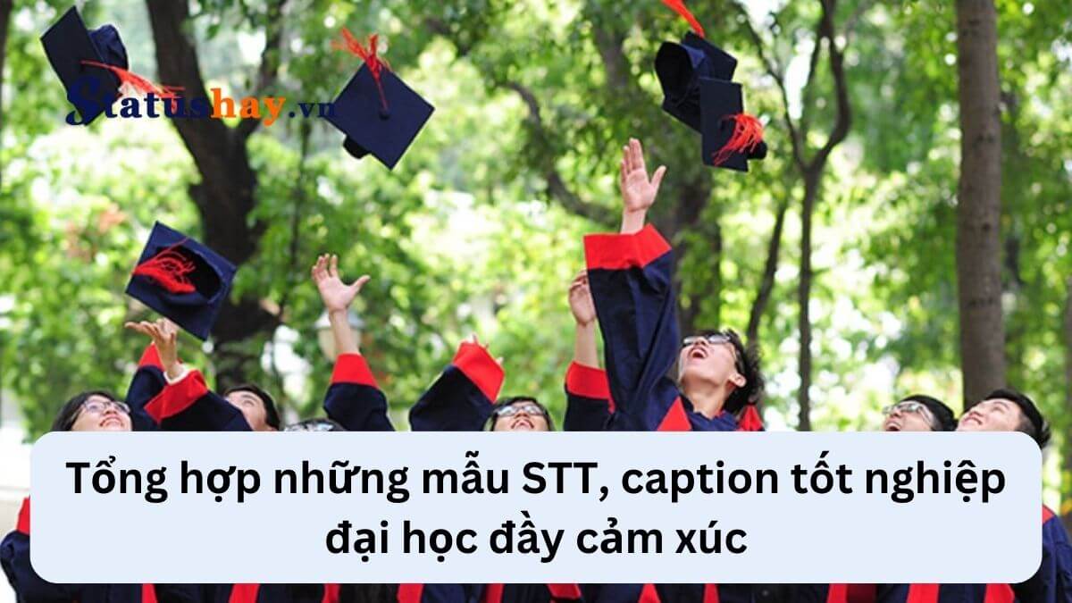 Caption tốt nghiệp đại học