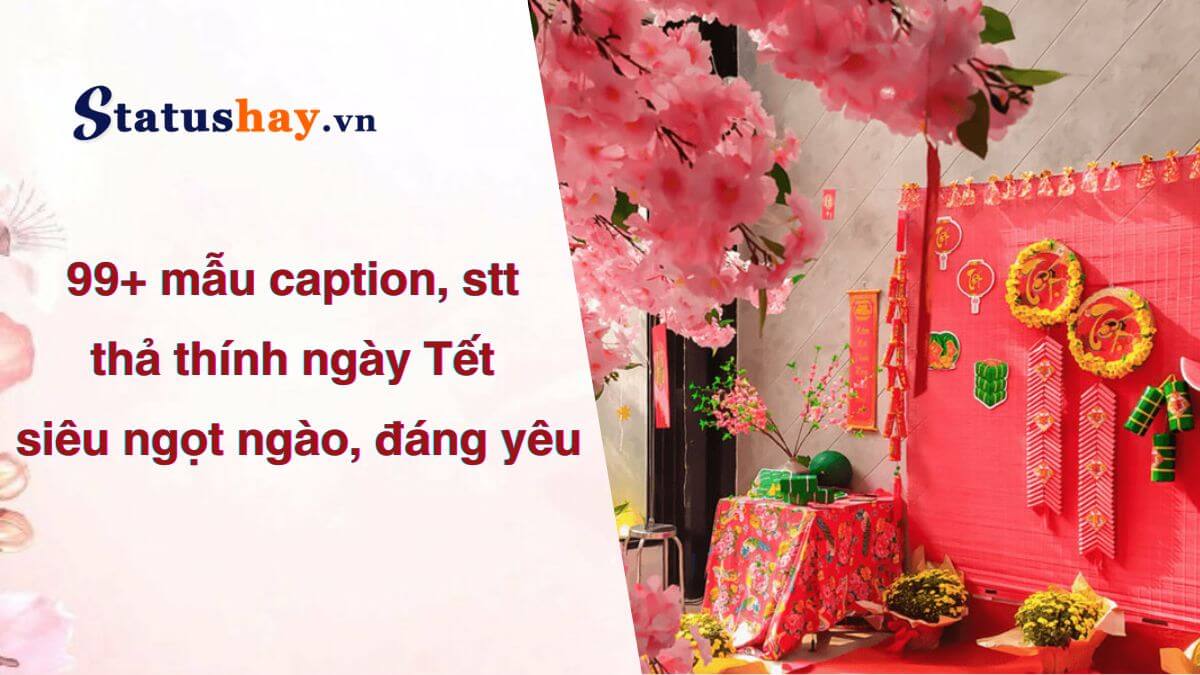 Stt thả thính Tết