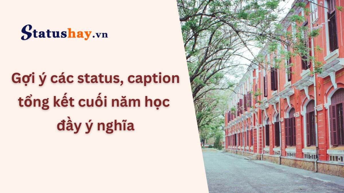 Gợi ý các status, caption tổng kết cuối năm học đầy ý nghĩa